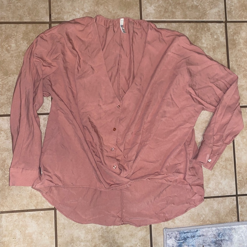 Zara faux knot top XL